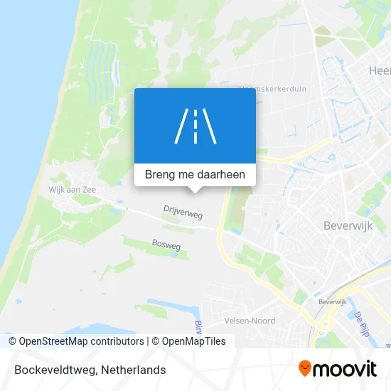Bockeveldtweg kaart