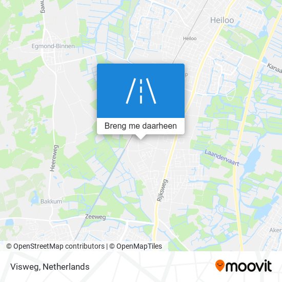 Visweg kaart