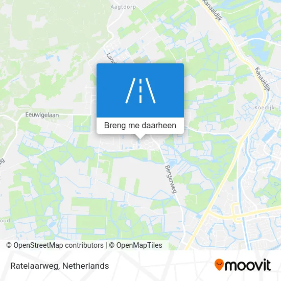 Ratelaarweg kaart