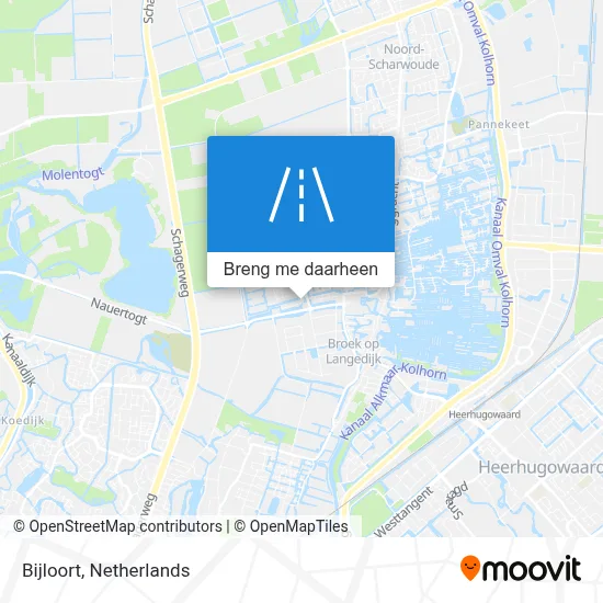 Bijloort kaart