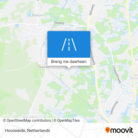 Hooiweide kaart