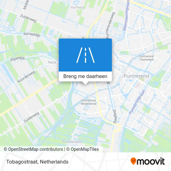 Tobagostraat kaart