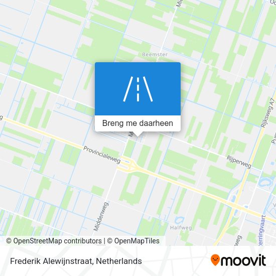Frederik Alewijnstraat kaart