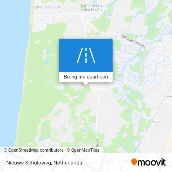 Nieuwe Schulpweg kaart