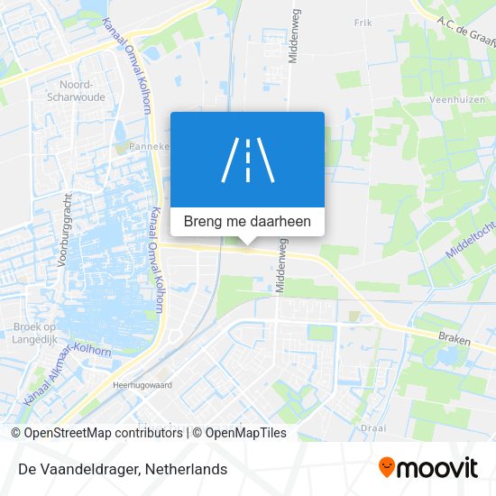 De Vaandeldrager kaart