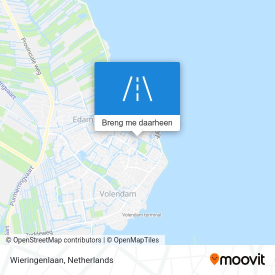 Wieringenlaan kaart
