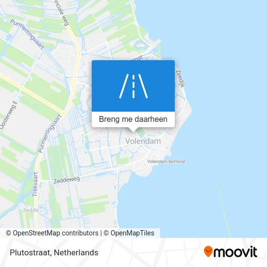 Plutostraat kaart