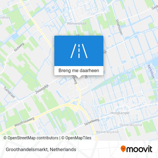 Groothandelsmarkt kaart