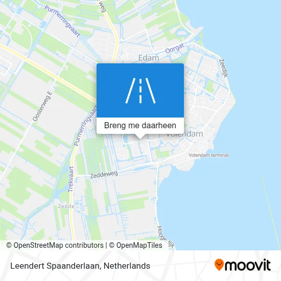 Leendert Spaanderlaan kaart