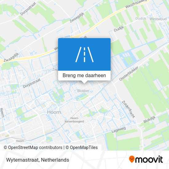 Wytemastraat kaart