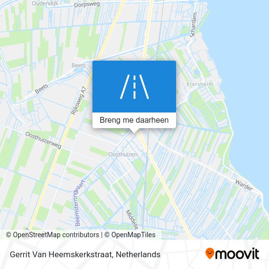 Gerrit Van Heemskerkstraat kaart
