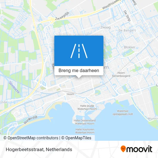 Hogerbeetsstraat kaart