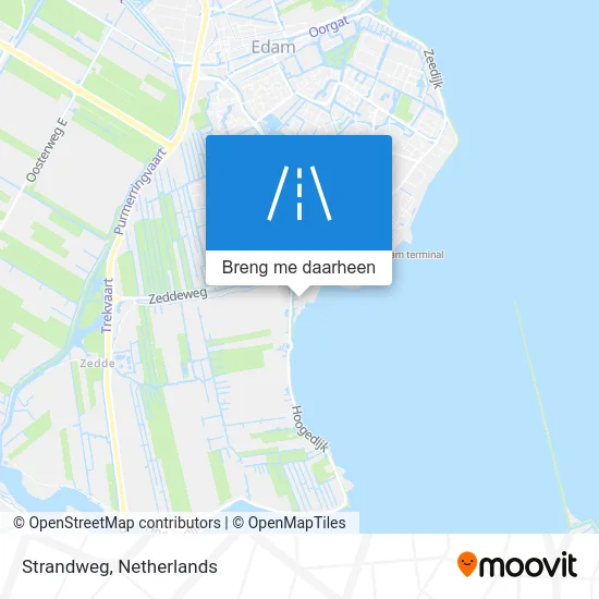 Strandweg kaart