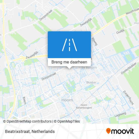 Beatrixstraat kaart