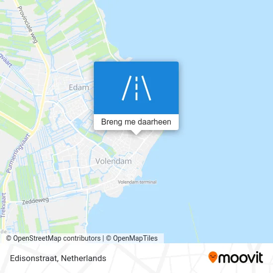 Edisonstraat kaart