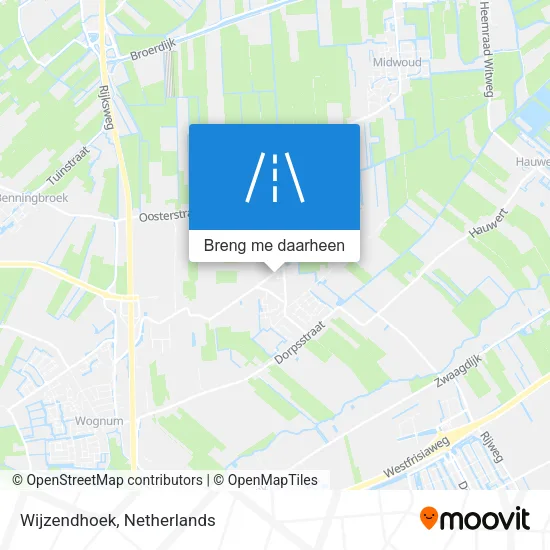 Wijzendhoek kaart
