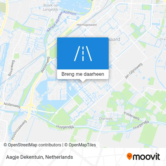 Aagje Dekentuin kaart