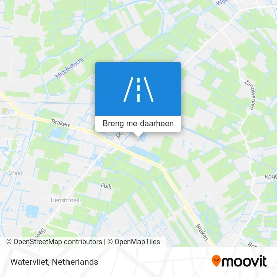 Watervliet kaart
