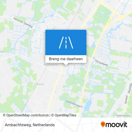 Ambachtsweg kaart