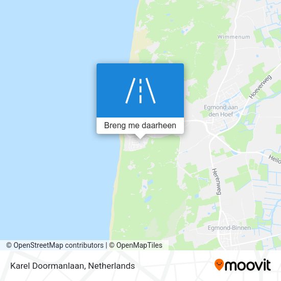Karel Doormanlaan kaart