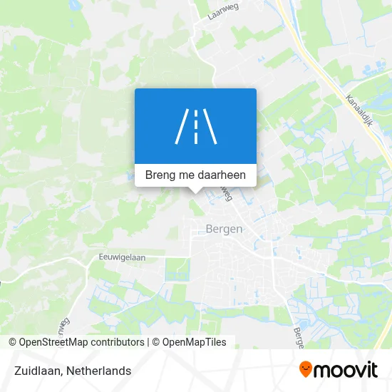 Zuidlaan kaart