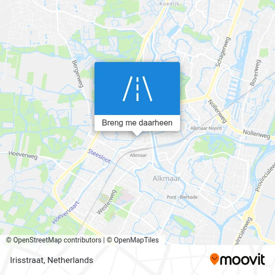 Irisstraat kaart