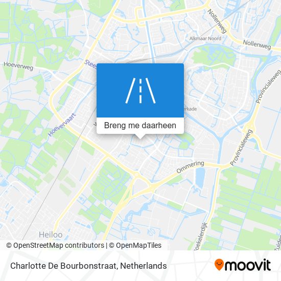 Charlotte De Bourbonstraat kaart