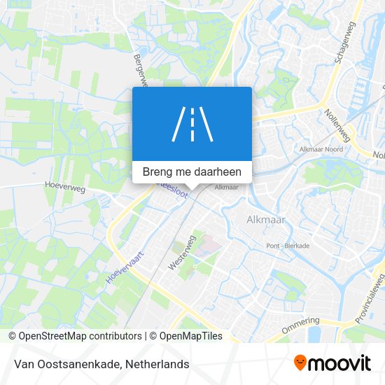 Van Oostsanenkade kaart