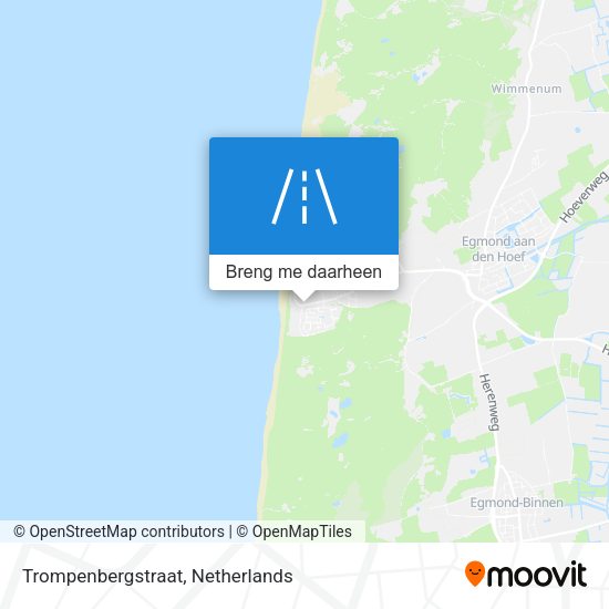 Trompenbergstraat kaart