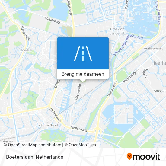 Boeterslaan kaart