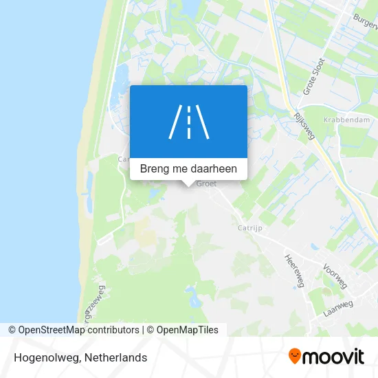 Hogenolweg kaart