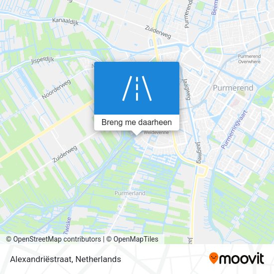 Alexandriëstraat kaart
