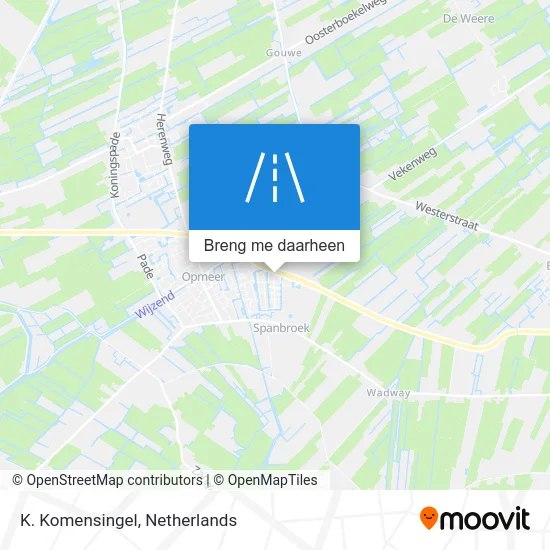 K. Komensingel kaart