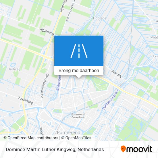 Dominee Martin Luther Kingweg kaart