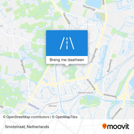 Smidstraat kaart