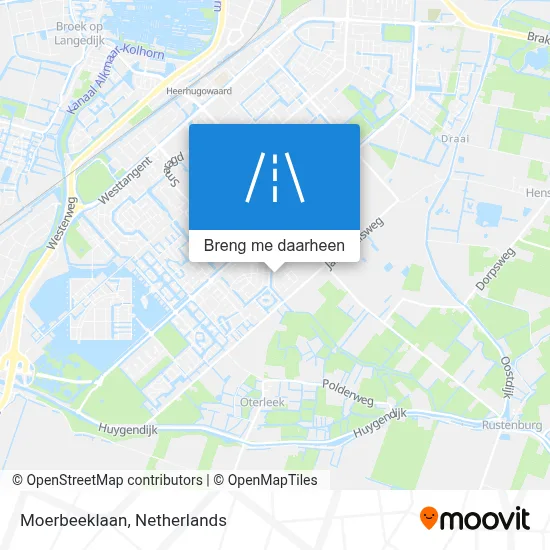 Moerbeeklaan kaart