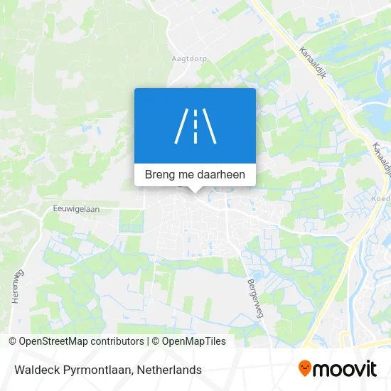 Waldeck Pyrmontlaan kaart