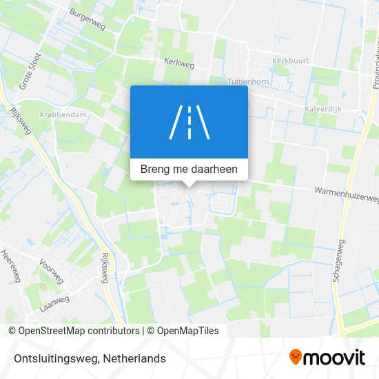 Ontsluitingsweg kaart