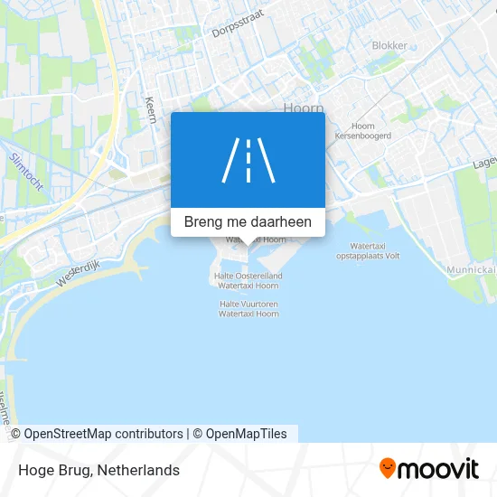 Hoge Brug kaart