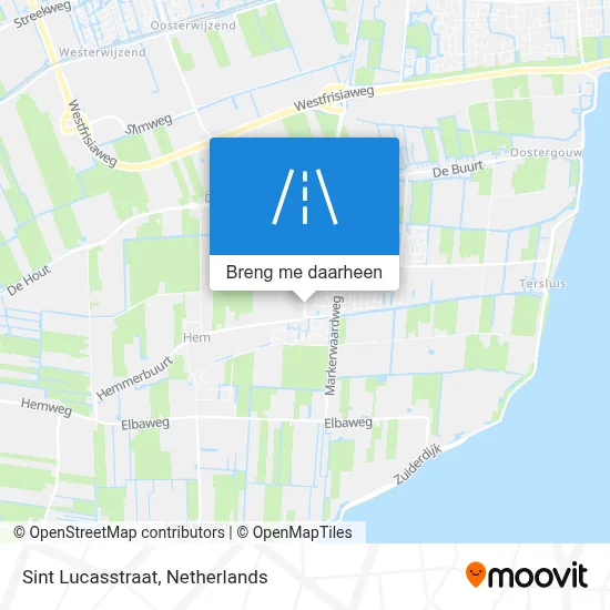 Sint Lucasstraat kaart