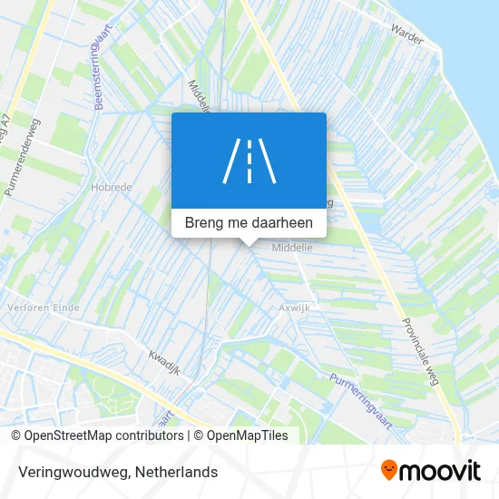 Veringwoudweg kaart