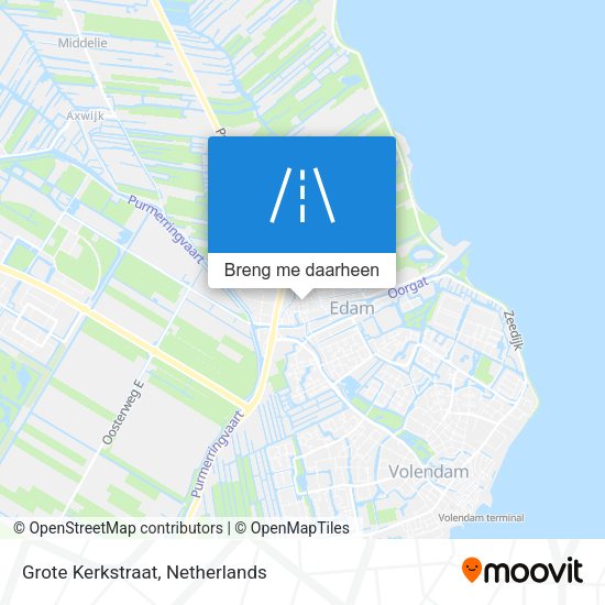 Grote Kerkstraat kaart
