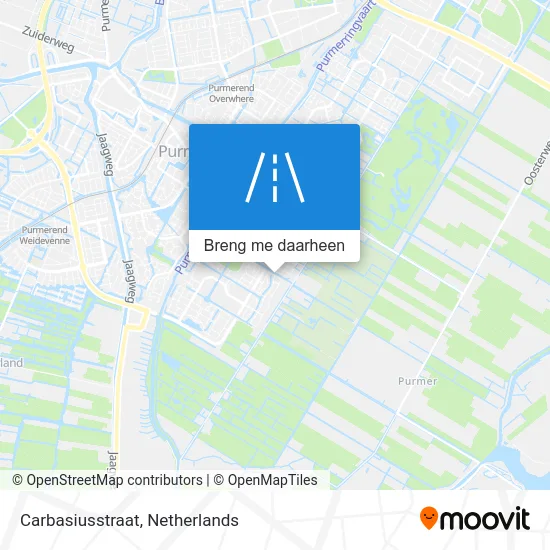 Carbasiusstraat kaart