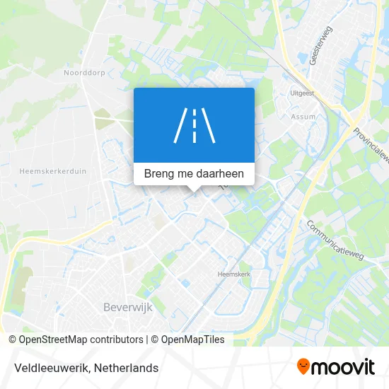 Veldleeuwerik kaart