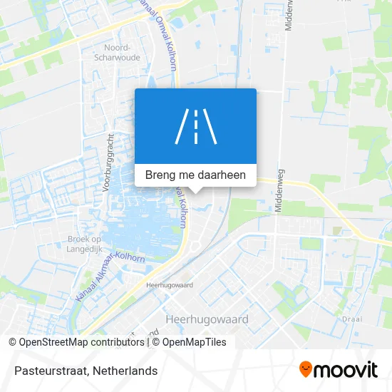 Pasteurstraat kaart