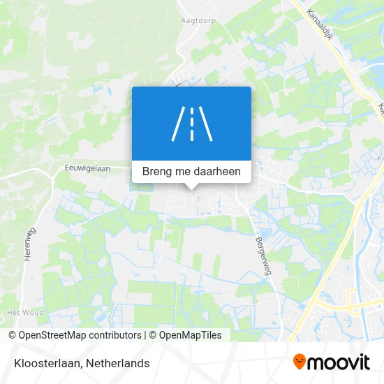 Kloosterlaan kaart