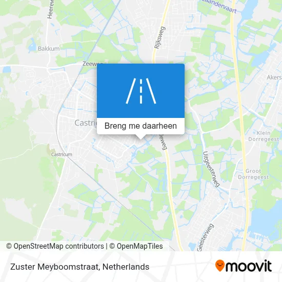 Zuster Meyboomstraat kaart