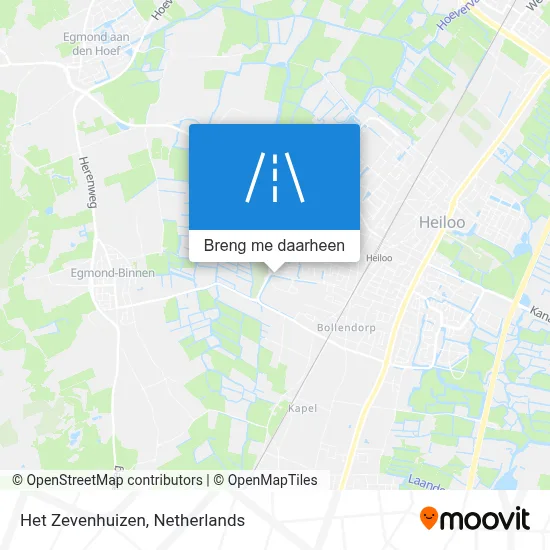 Het Zevenhuizen kaart