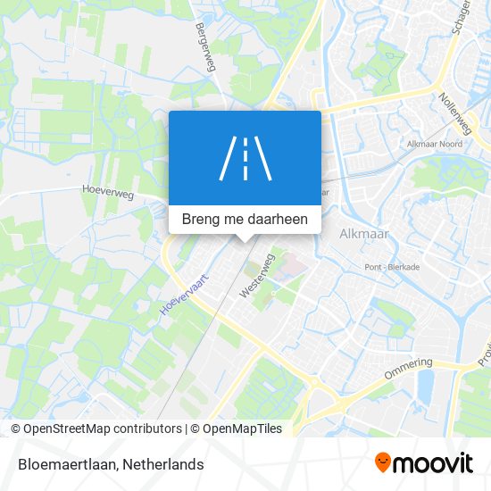 Bloemaertlaan kaart