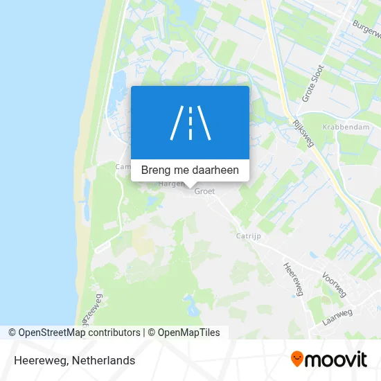 Heereweg kaart